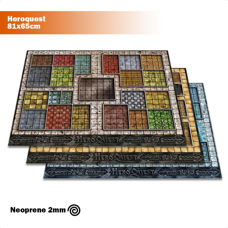 Tabuleiro Em Neoprene Para Heroquest