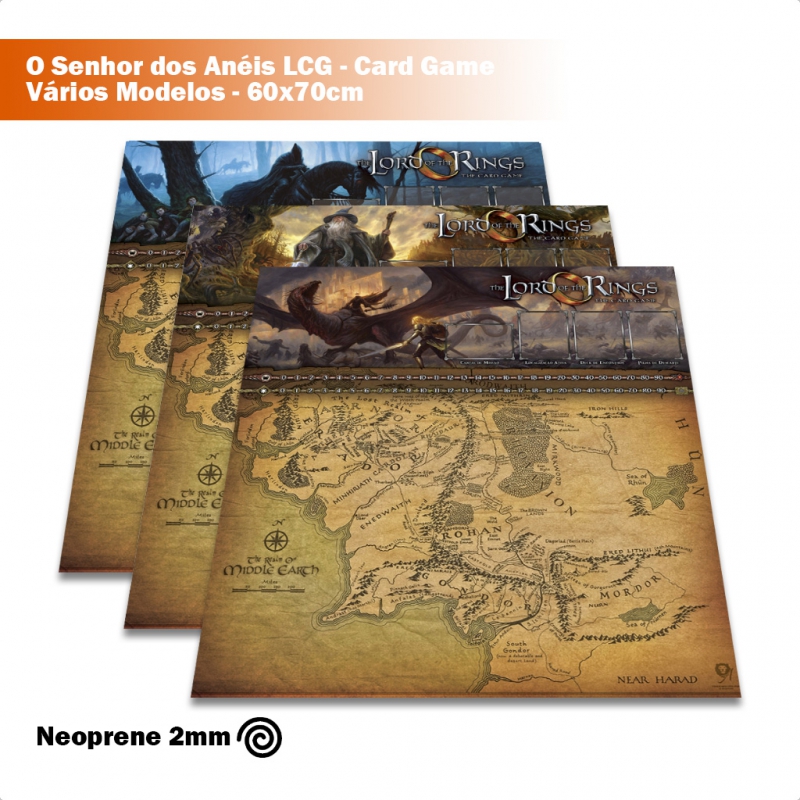 Playmat O Senhor dos Anéis: Card Game LCG - Vários Modelos.